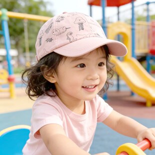 新款棒球帽儿童太阳帽防紫外线跨境男童春夏遮阳帽女孩鸭舌帽