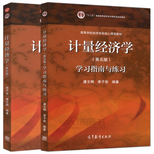 清华大学 计量经济学 李子奈 潘文卿 第六版第6版+学习指南与练习第五版第5版 高等教育出版社 计量经济学入门 计量模型理论方法