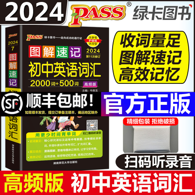 现货PASS绿卡2024版图解速记