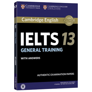 现货包邮 新东方剑桥雅思真题13 剑桥雅思官方真题集13 培训类IELTS GENERAL TRAINING 剑桥大学雅思考试雅思G类剑13试题真题集