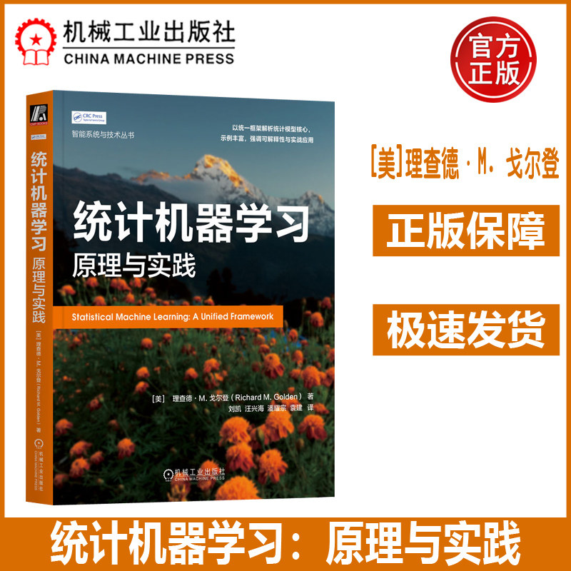 统计机器学习原理与实践 [美]理查德·M. 戈尔登 以统一框架解析统计模型核心，示例丰富，强调可解释性与实战应用 机工