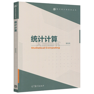 现货包邮 统计计算 李东风 现代统计学系列丛书 高等教育出版社