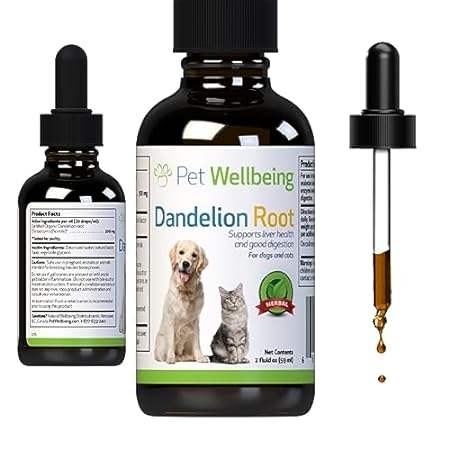 Pet Wellbeing Dandelion Root for Dogs - Liver, Digestive,