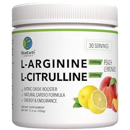 BlueEarth Company L-Arginine 5000mg+ L-Citrulline 2000mg