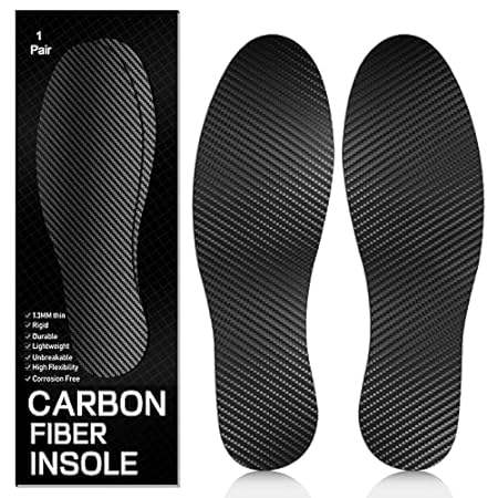 BOBOWALK Carbon Fiber Insole for Turf Toe， Foot Fracture，