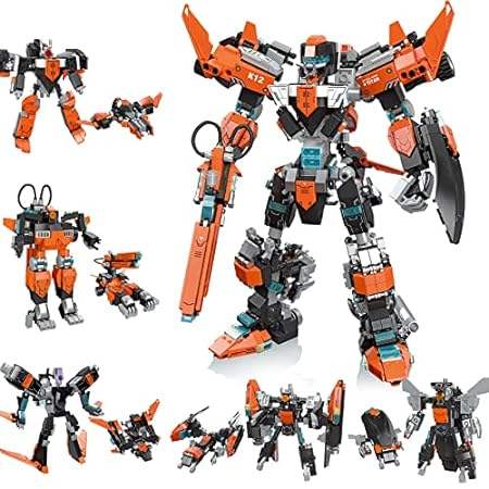 QwlJYfv STEM Robot Toy Building Sets，10-in-1 Robotics Toy