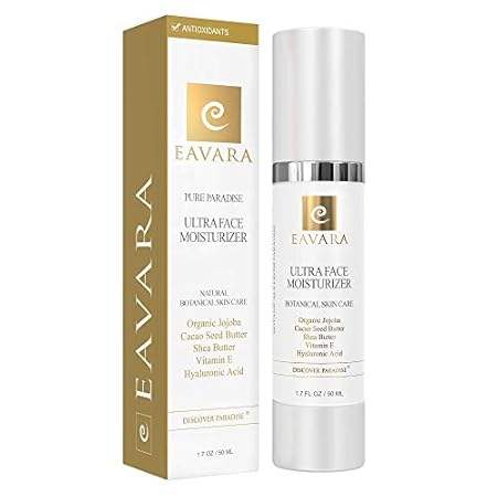 Organic Face Moisturizer Cream with Collagen Peptides and