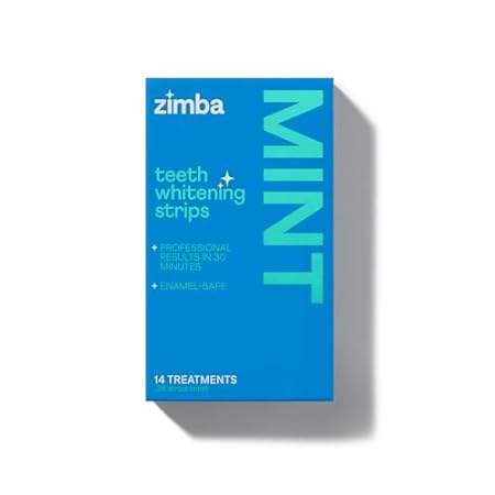 Zimba Teeth Whitening Strips Vegan Whitening Strip Enamel