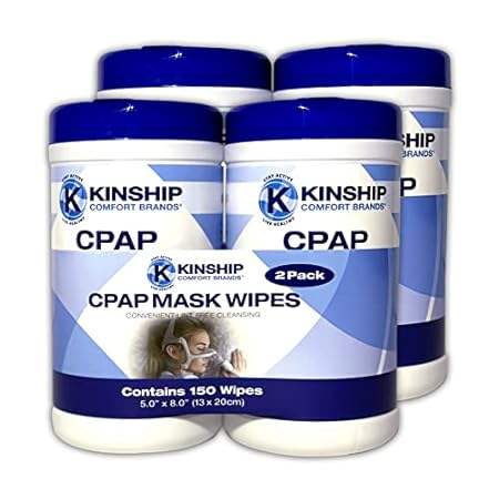Kinship Comfort Brands CPAP Mask Cleaning Wipes Unscented