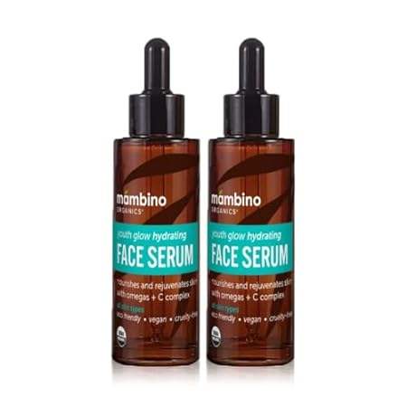 Hydrating Vitamin C Serum for Face – 2 Bottle Organic， Yo