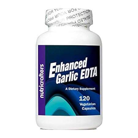 Enhanced Garlic EDTA 120 capsules - 1000mg High Potency C