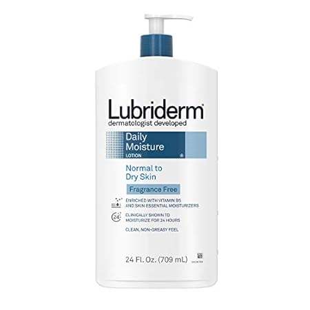 Lubriderm Daily Moisture Hydrating Unscented Body Lotion