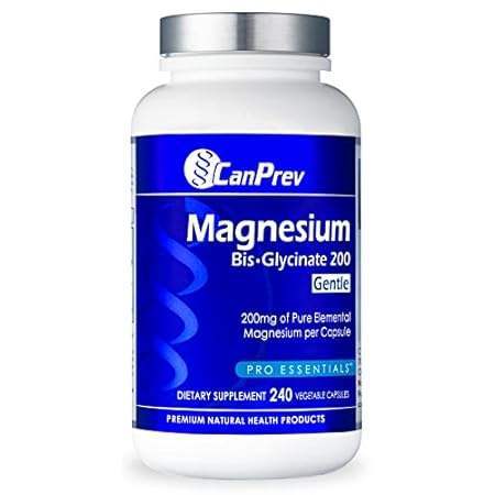 CanPrev Magnesium Bis-Glycinate 200, Veggie Capsules (240