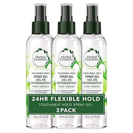 Herbal Essences Hair Spray Gel for Curly Hair， Styling Ge