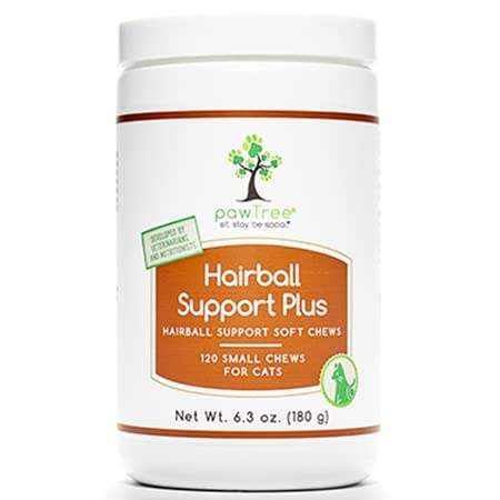pawTree Hairball Support Plus - Effective Natural Solutio