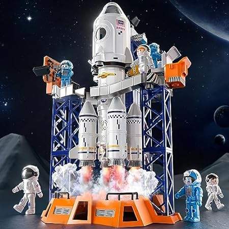 TEMI Space Shuttle Rocket Toys Rocket Launcher for Kids 3