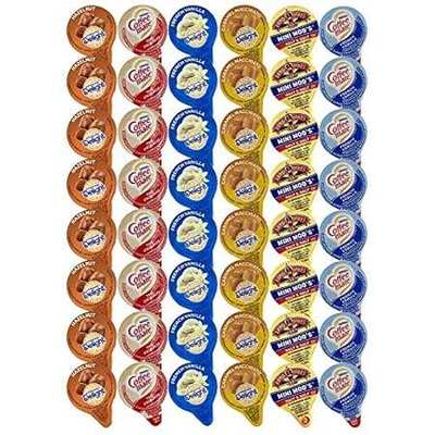 48 Assorted Coffee Cream Creamer Singles Set， Delicious C