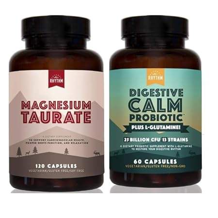 Natural Rhythm Magnesium Taurate 120 Capsules + Digestive