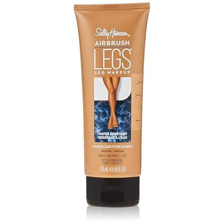 Sally Hansen Airbrush Legs， Leg Makeup Lotion， Medium 4 Oz