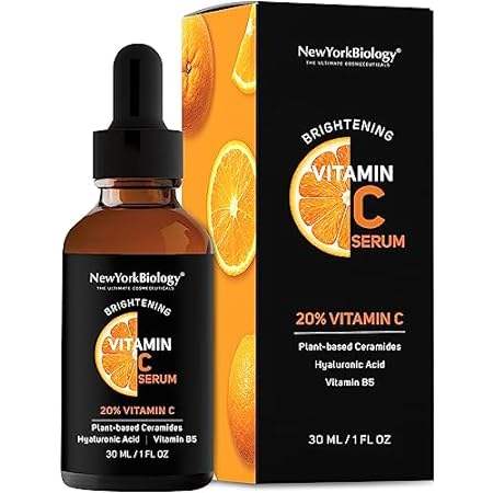 New York Biology Vitamin C Serum for Face with Hyaluronic