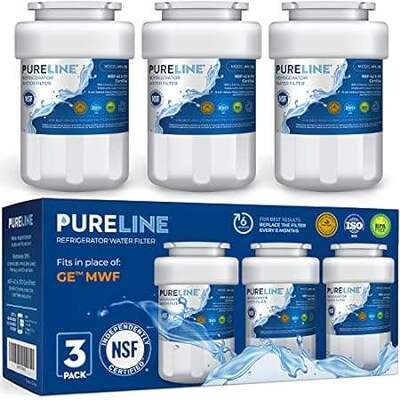 Pureline MWF Water Filter for GE? Refrigerator， Replaceme