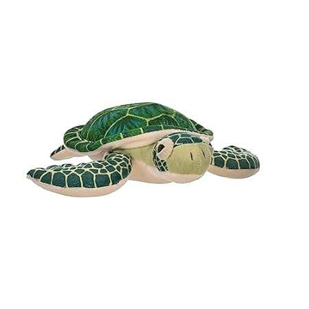 Wild Republic Sea Turtle Plush， Stuffed Animal， Plush Toy