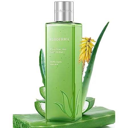 Aloderma 99.8% Organic Aloe Vera Face Hydrator Made withi
