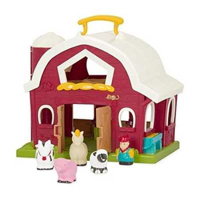 Battat – Classic Barn Playset – Farm Toys For Toddlers –