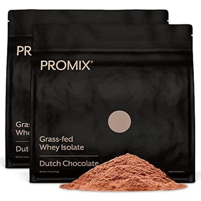 Promix Whey Protein Isolate Powder， Chocolate - 5lb Bulk