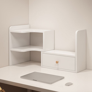 桌面书架办公室桌上置物架工位学生宿舍化妆品整理伸缩储物收纳架