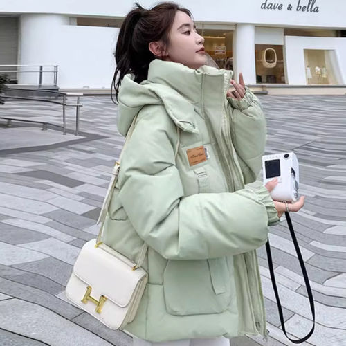 千仞岗时尚小个子羽绒服2026新款百搭冬季甜美风棉服加厚宽松面包