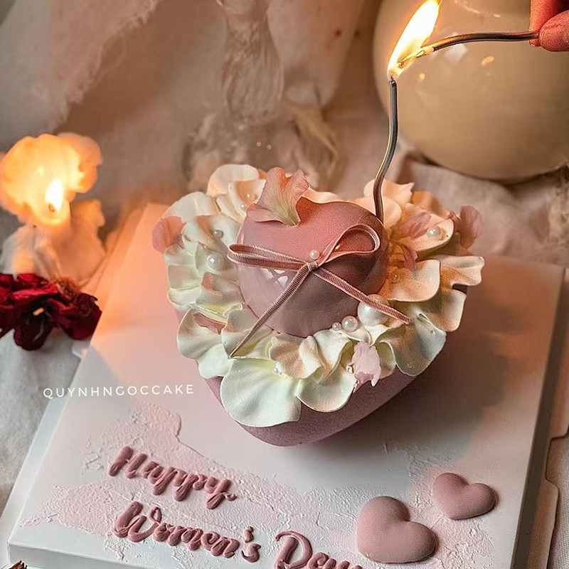 浪漫法式情人节莓果之心慕斯蛋糕装饰女神节快乐蝴蝶结丝带装扮,节庆用品/礼品,蛋糕/烘焙装饰用品,淘宝优惠券,粉丝福利购,淘宝优惠卷