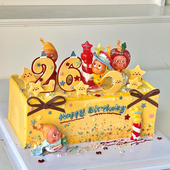 网红许愿星星人公仔蛋糕装 扮 饰摆件卡通星仔儿童周岁生日烘焙装