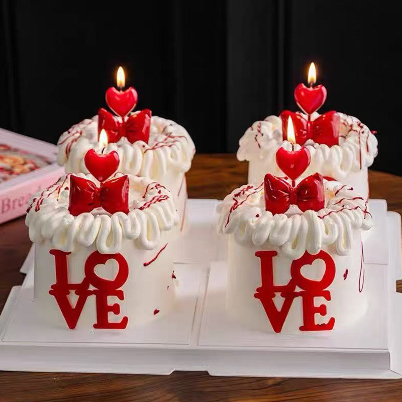 2026情人节蛋糕装饰love亚克力红色立体蝴蝶结爱心蜡烛装扮插件,节庆用品/礼品,蛋糕/烘焙装饰用品,淘宝优惠券,粉丝福利购,淘宝优惠卷