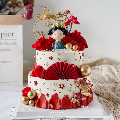 皇后娘娘母后大人蛋糕装饰摆件