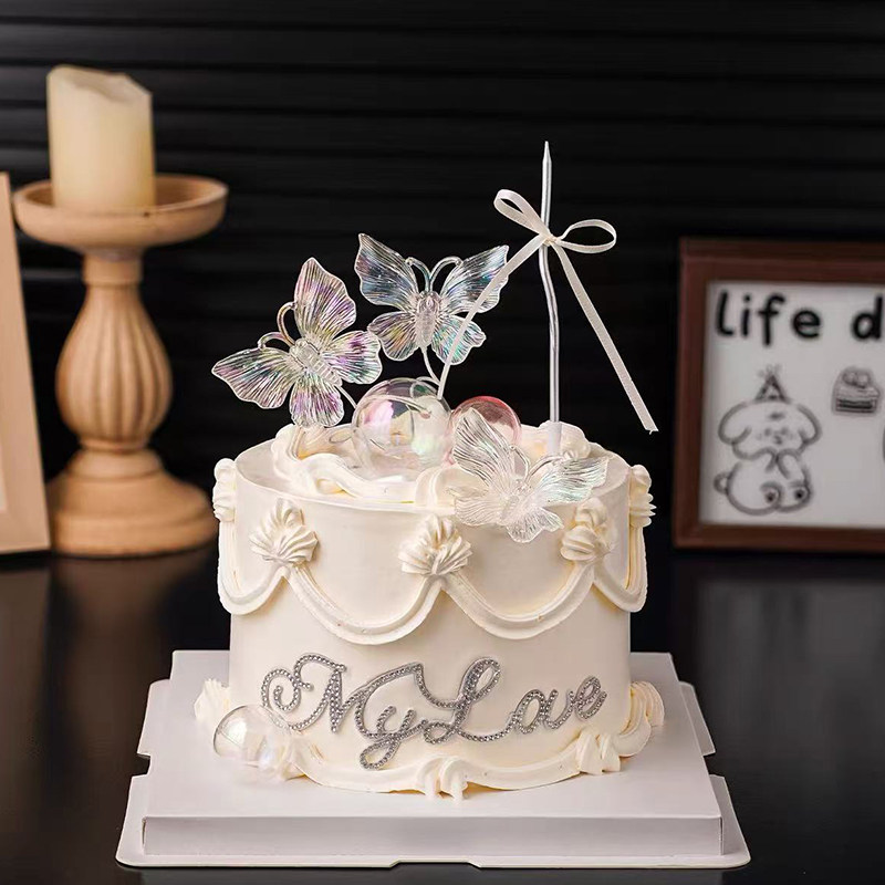 网红情人节女神生日唯美幻彩蝴蝶蛋糕装饰表白水钻love装扮插件,节庆用品/礼品,蛋糕/烘焙装饰用品,淘宝优惠券,粉丝福利购,淘宝优惠卷