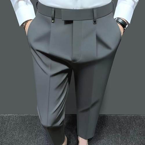 2025休闲西裤男士修身长裤子