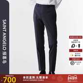 条纹直筒宴会西服裤 报喜鸟2026春季 子 商务正装 绵羊毛西裤 新款 男士