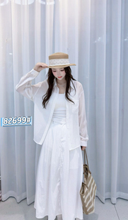 防晒衬衣女2026夏季新款长袖外搭开衫防紫外线薄黄外套