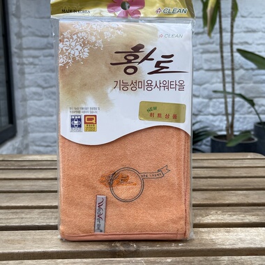 韩国进口 weaver凤凰花免搓澡巾 搓背长条 沐浴毛巾 黄土绿茶木炭