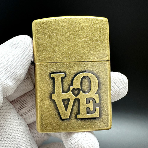 ZIPPO正品之宝打火机古铜LOVE