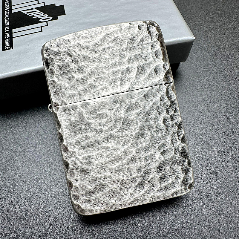 ZIPPO正品之宝打火机 日版原版 银色黄铜 1941双面陨石坑