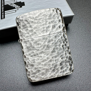 ZIPPO正品之宝打火机 日版原版 银色黄铜 1941双面陨石坑