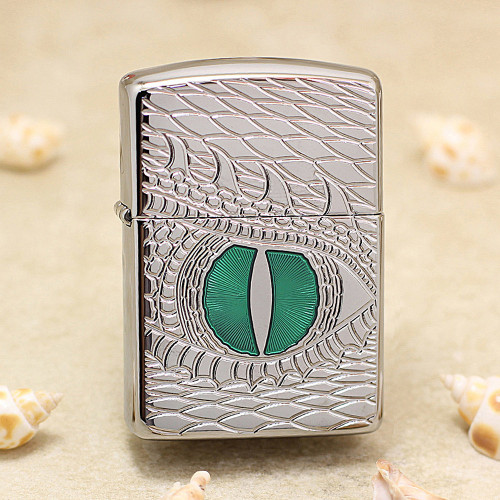 ZIPPO之宝打火机绿幽灵绿龙之眼