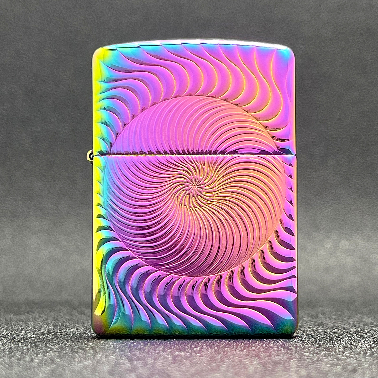ZIPPO正品之宝打火机 原版盔甲浮雕炫彩DIY 162幻彩双面螺纹