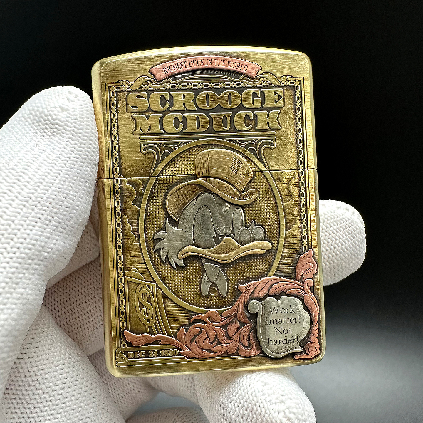 ZIPPO正品之宝打火机 罗曼布丁原版盔甲DIY 168黄铜暴富唐老鸭,ZIPPO/瑞士军刀/眼镜,ZIPPO/芝宝,淘宝优惠券,粉丝福利购,淘宝优惠卷