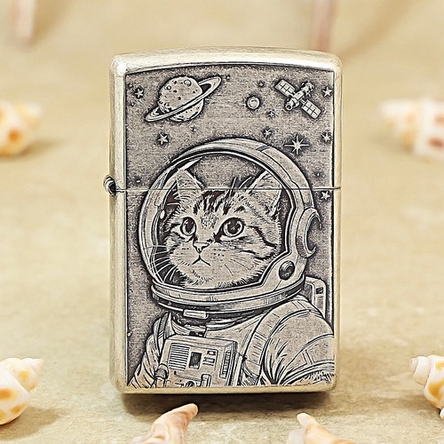 ZIPPO正品之宝打火机太空宇航猫