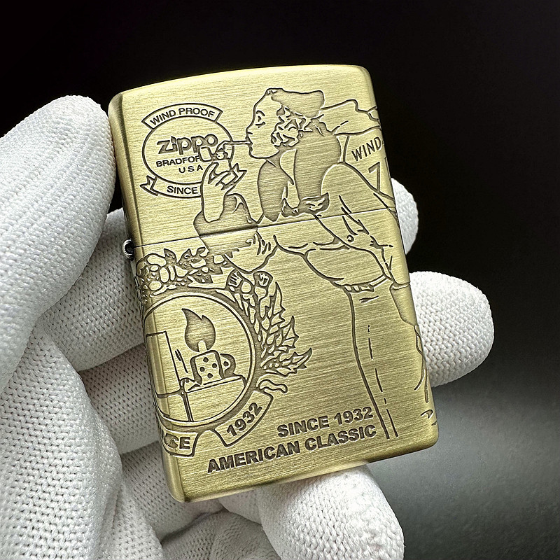 ZIPPO正品之宝打火机环绕风女