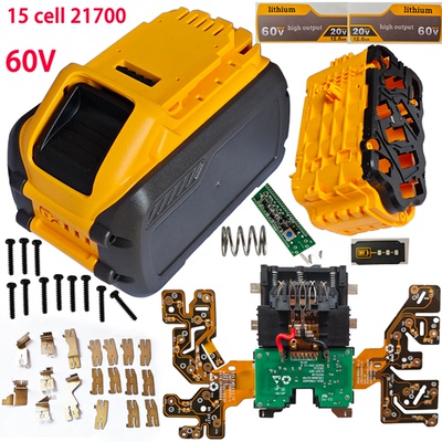 适用于dewalt DCB615 DCB612 DCB609 FLEXVolt 60v 21700