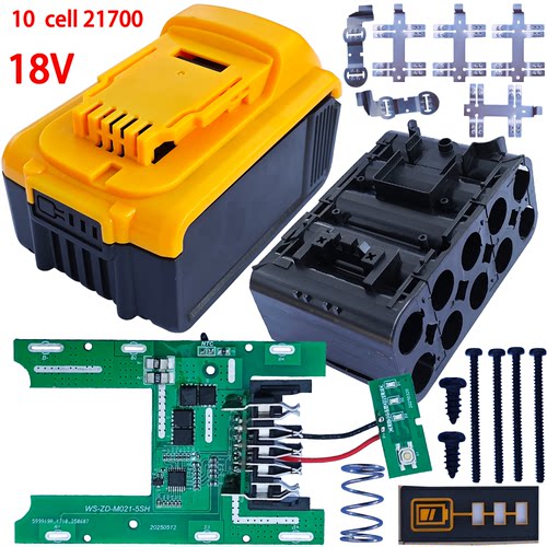 适用于DEWALT 10 cell 21700 lithium kit Low voltage protectio